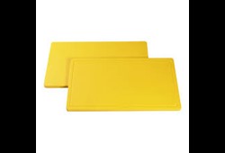 Schneideplatte 50x30xH2cm - gelb